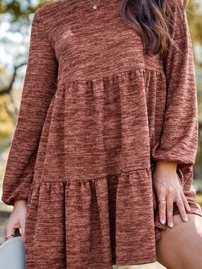 Cupshe Long Sleeve Mini Dress NWT- M
